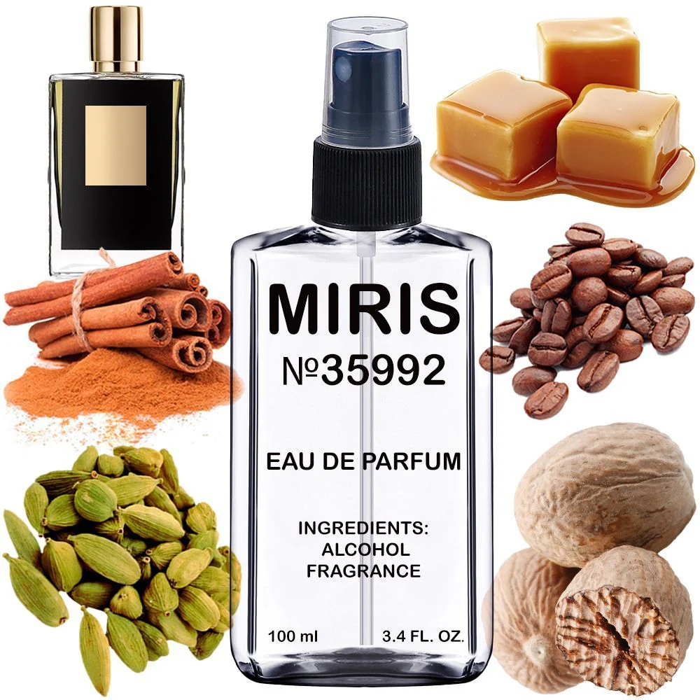 MIRIS No. 35992, Inspired by Intoxicated, Long-Lasting Unisex Eau de Parfum for Women & Men, Spray 3.4 Fl Oz / 100 ml