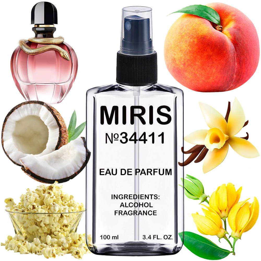 MIRIS No. 34411, Inspired by Pure XS For Her, Long-Lasting Eau de Parfum for Women, Spray 3.4 Fl Oz / 100 ml