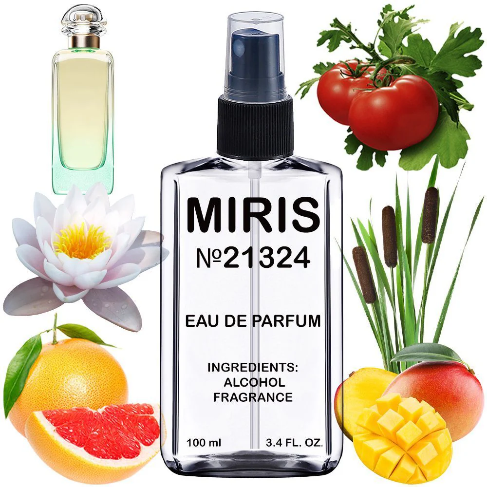 MIRIS No. 21324, Inspired by Un Jardin Sur Le Nil, Long-Lasting Unisex Eau de Parfum for Women & Men, Spray 3.4 Fl Oz / 100 ml