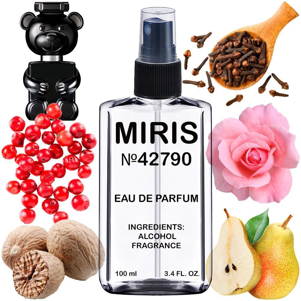 MIRIS No. 42790, Inspired by Toy Boy, Long-Lasting Eau de Parfum for Men, Spray 3.4 Fl Oz / 100 ml