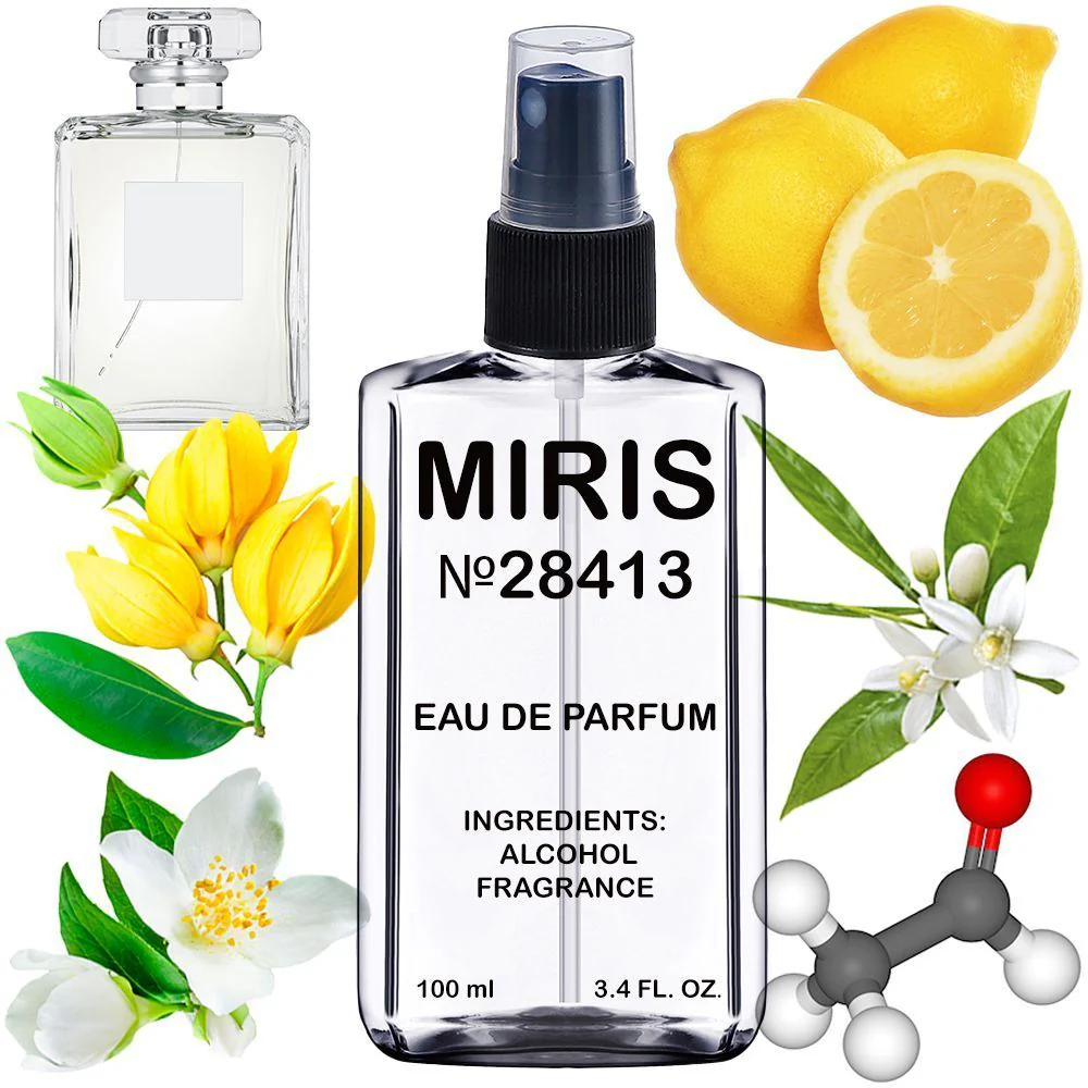 MIRIS No. 28413, Inspired by Number 5 L'Eau, Long-Lasting Eau de Parfum for Women, Spray 3.4 Fl Oz / 100 ml