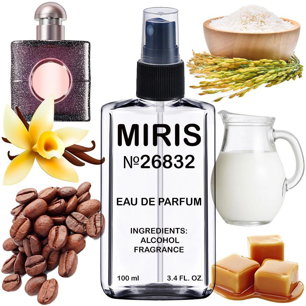 MIRIS No. 26832, Inspired by Black Opiu Nuit Blanche, Long-Lasting Eau de Parfum for Women, Spray 3.4 Fl Oz / 100 ml