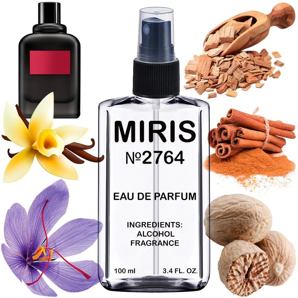 MIRIS No. 2764, Inspired by Gentlemen Only Absolute, Long-Lasting Eau de Parfum for Men, Spray 3.4 Fl Oz / 100 ml