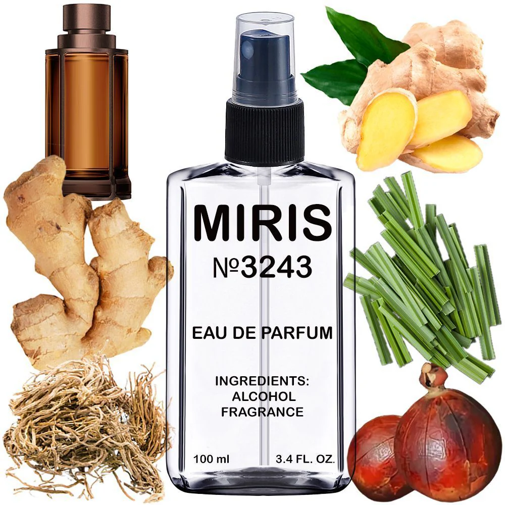 MIRIS No. 3243, Inspired by The Scent Absolute Men, Long-Lasting Eau de Parfum for Men, Spray 3.4 Fl Oz / 100 ml