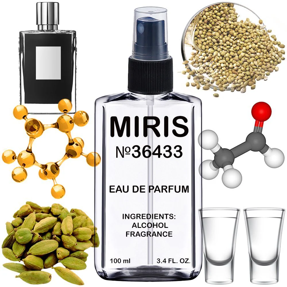 MIRIS No. 36433, Inspired by Mos Vodka On The Rocks, Long-Lasting Unisex Eau de Parfum for Women & Men, Spray 3.4 Fl Oz / 100 ml