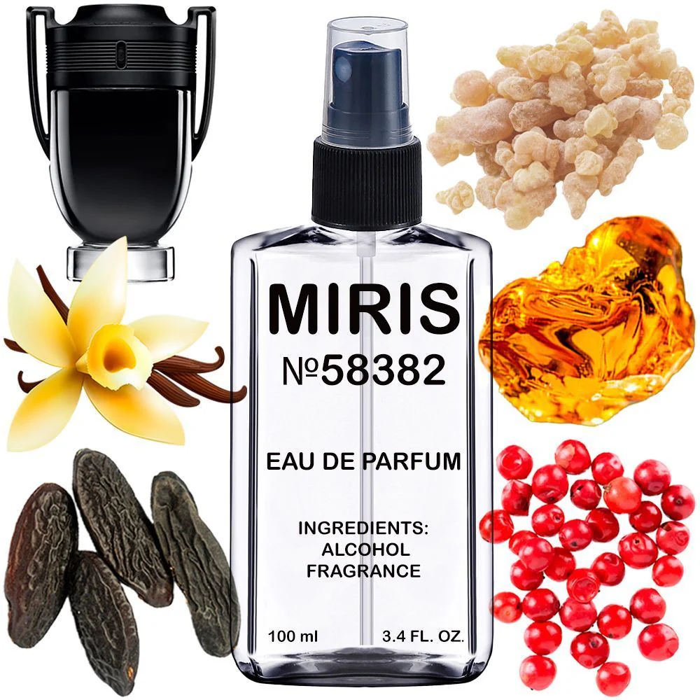MIRIS No. 58382, Inspired by Invitus Victory, Long-Lasting Eau de Parfum for Men, Spray 3.4 Fl Oz / 100 ml
