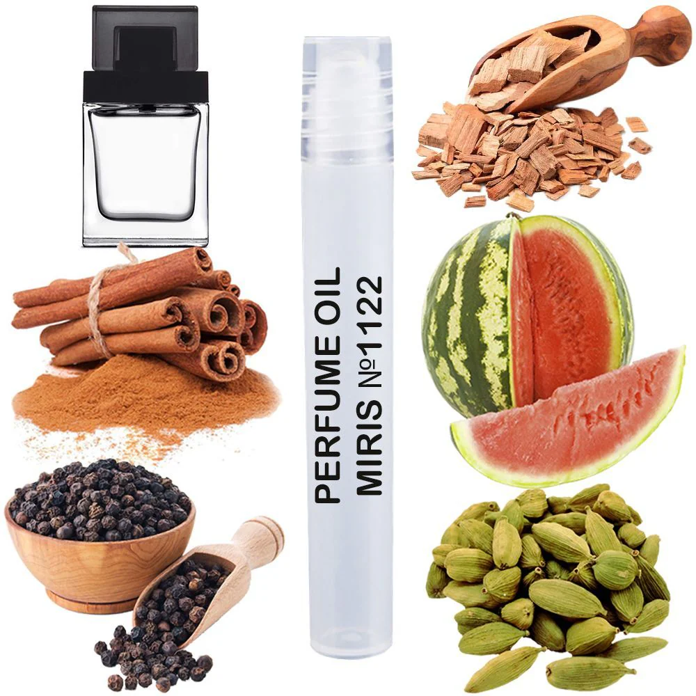 MIRIS No. 1122, Inspired by Chic, Long-Lasting Perfume Oil for Men Roll-On, Rollerball 0.34 Fl Oz / 10 ml