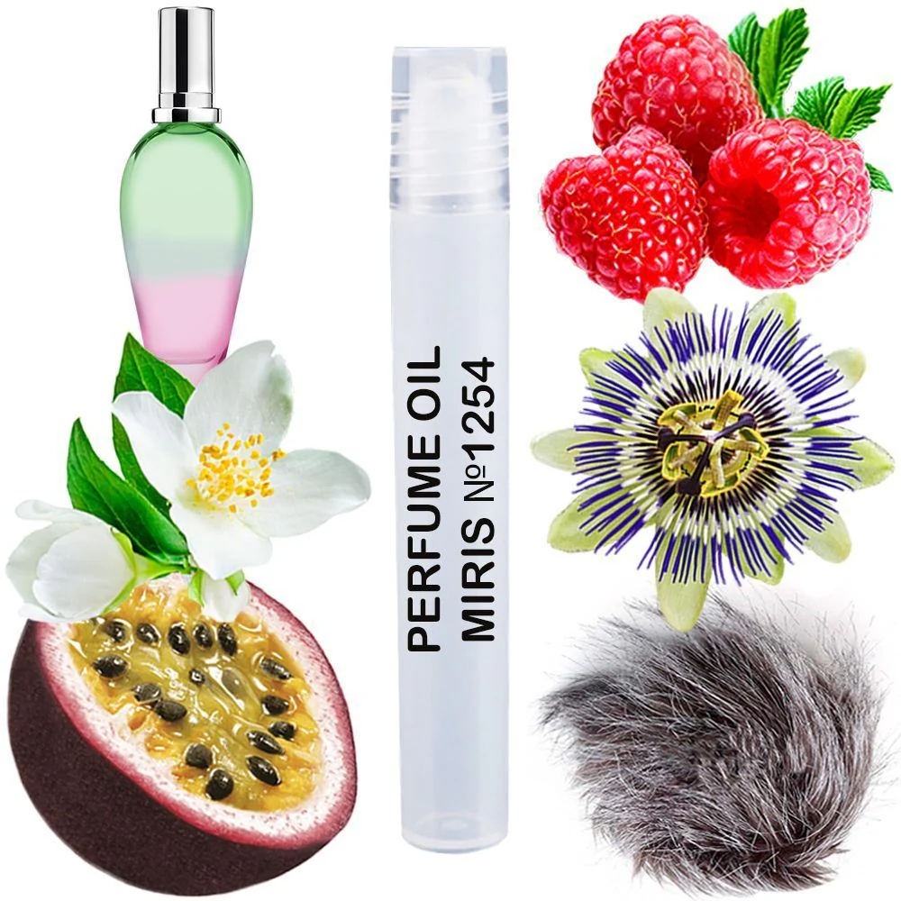 MIRIS No. 1254, Inspired by Fiesta Carioca, Long-Lasting Perfume Oil for Women Roll-On, Rollerball 0.34 Fl Oz / 10 ml